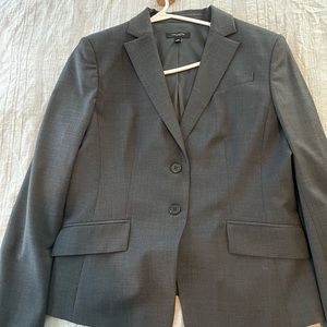 Charcoal gray Ann Taylor suit jacket size 12